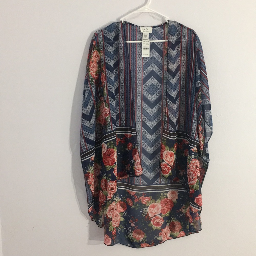 Floral Kimono Styled Cardigan